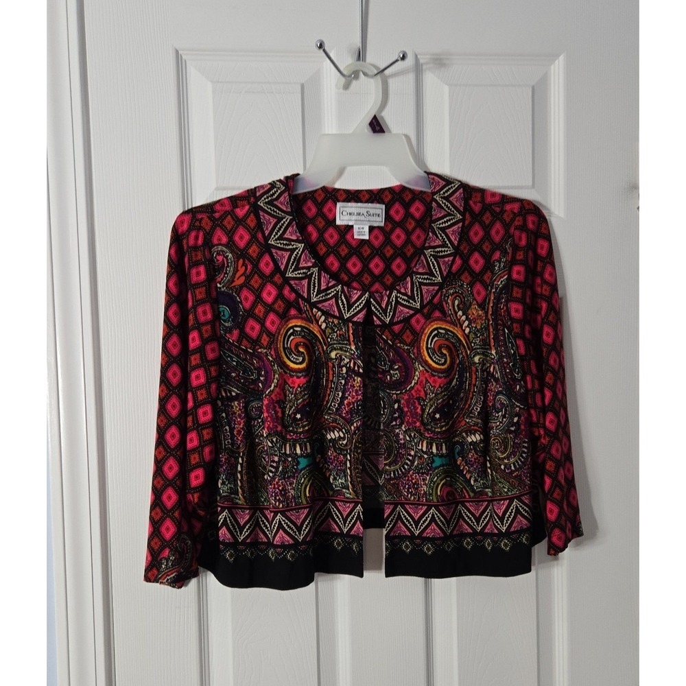 Chelsa Suite Womans‎ Short Cardigan Coverup size 16W.